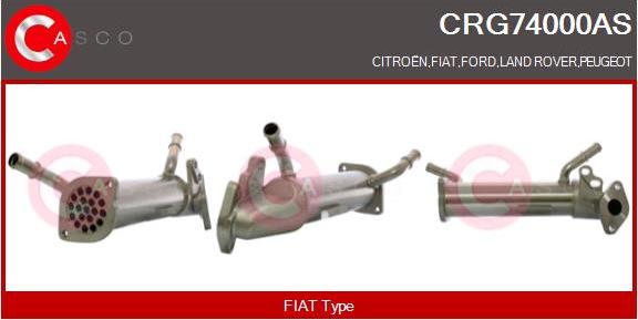 Casco CRG74000AS - Радиатор, рециркуляция ОГ autodnr.net