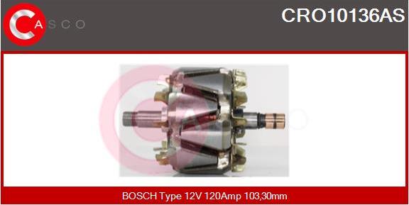 Casco CRO10136AS - Ротор, генератор autocars.com.ua
