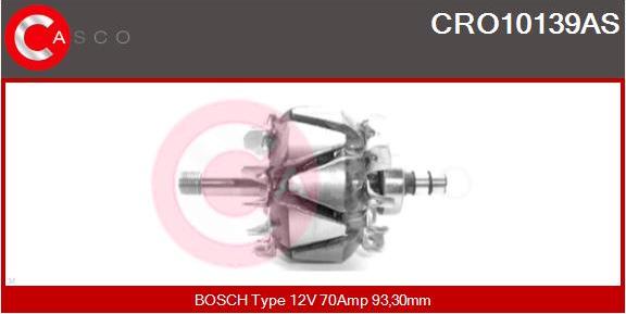 Casco CRO10139AS - Ротор, генератор autocars.com.ua