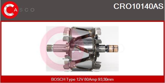 Casco CRO10140AS - Ротор, генератор autocars.com.ua