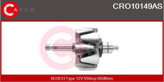 Casco CRO10149AS - Ротор, генератор autocars.com.ua