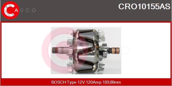 Casco CRO10155AS - Ротор, генератор autocars.com.ua