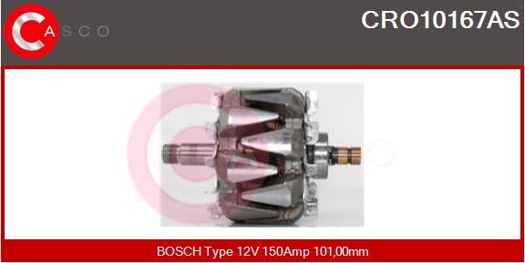Casco CRO10167AS - Ротор, генератор autocars.com.ua
