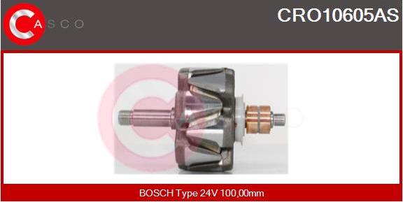 Casco CRO10605AS - Ротор, генератор autocars.com.ua