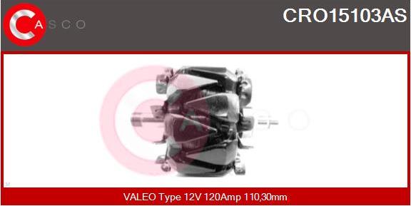Casco CRO15103AS - Ротор, генератор avtokuzovplus.com.ua