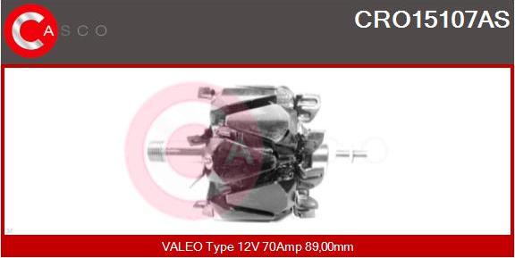 Casco CRO15107AS - Ротор, генератор avtokuzovplus.com.ua