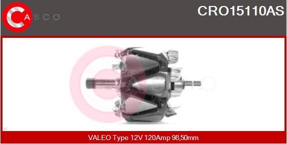 Casco CRO15110AS - Ротор, генератор avtokuzovplus.com.ua