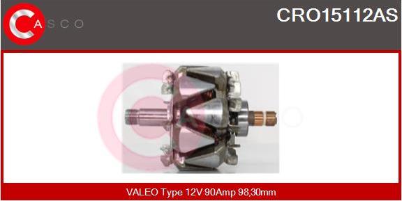 Casco CRO15112AS - Ротор, генератор avtokuzovplus.com.ua