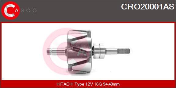 Casco CRO20001AS - Ротор, генератор autodnr.net