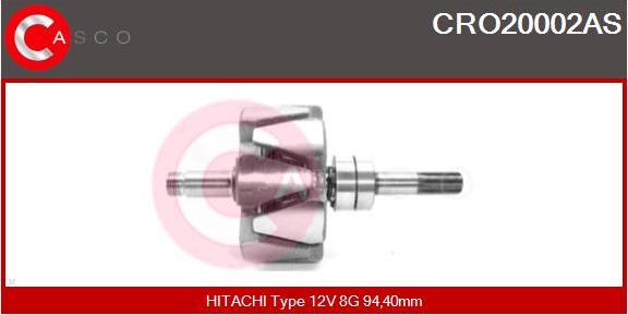 Casco CRO20002AS - Ротор, генератор autodnr.net