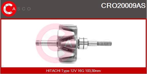 Casco CRO20009AS - Ротор, генератор autodnr.net