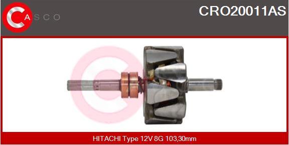 Casco CRO20011AS - Ротор, генератор autodnr.net