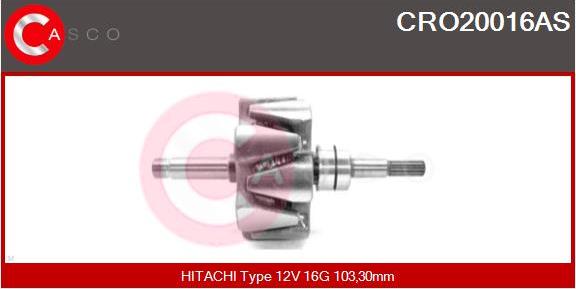 Casco CRO20016AS - Ротор, генератор autodnr.net