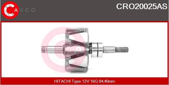 Casco CRO20025AS - Ротор, генератор autodnr.net