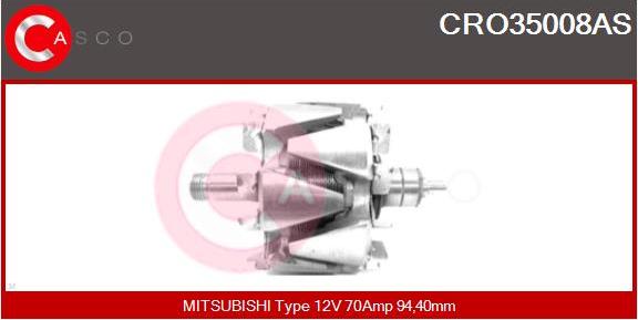 Casco CRO35008AS - Ротор, генератор avtokuzovplus.com.ua