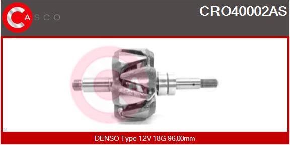 Casco CRO40002AS - Ротор, генератор autocars.com.ua