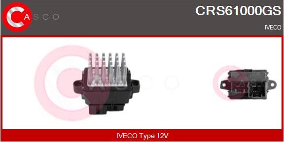 Casco CRS61000GS - Опір, реле, вентилятор салону autocars.com.ua