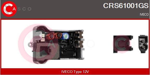 Casco CRS61001GS - Опір, реле, вентилятор салону autocars.com.ua