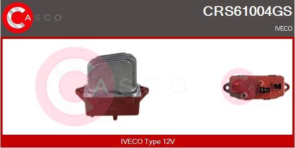 Casco CRS61004GS - Опір, реле, вентилятор салону autocars.com.ua