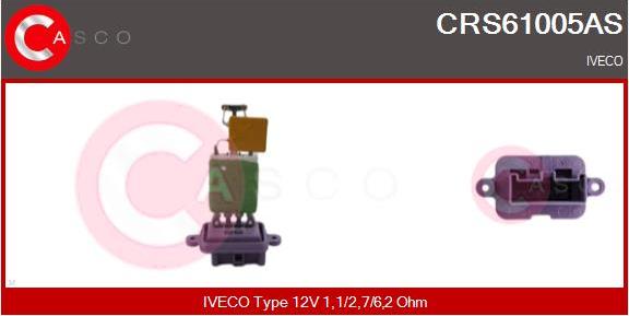 Casco CRS61005AS - Сопротивление, реле, вентилятор салона autodnr.net