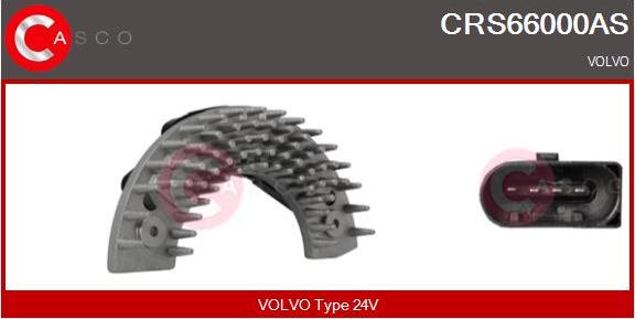 Casco CRS66000AS - Опір, реле, вентилятор салону autocars.com.ua
