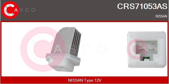 Casco CRS71053AS - Сопротивление, реле, вентилятор салона avtokuzovplus.com.ua