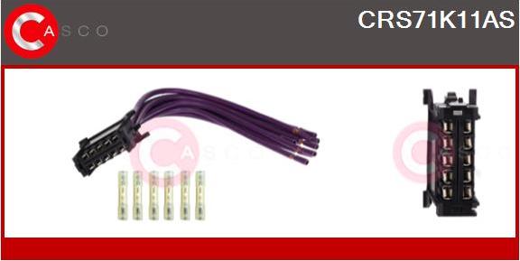 Casco CRS71K11AS - Комплект проводів, тепловентилятор салону (сис-ма подогр.дв) autocars.com.ua