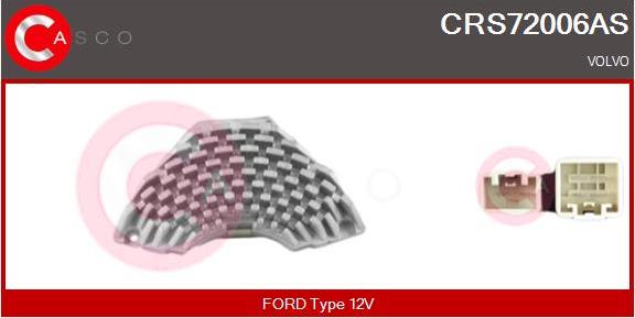 Casco CRS72006AS - Сопротивление, реле, вентилятор салона autodnr.net