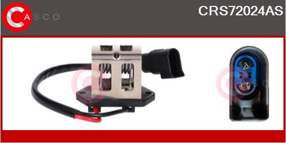 Casco CRS72024AS - Опір, реле, вентилятор салону autocars.com.ua