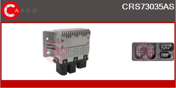 Casco CRS73035AS - Додатковий резистор, електромотор - вентилятор радіатора autocars.com.ua