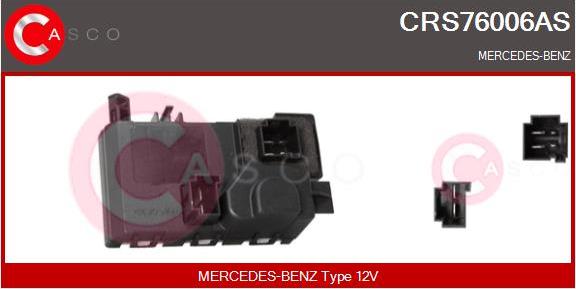 Casco CRS76006AS - Опір, реле, вентилятор салону autocars.com.ua