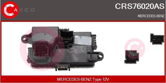 Casco CRS76020AS - Сопротивление, реле, вентилятор салона autodnr.net