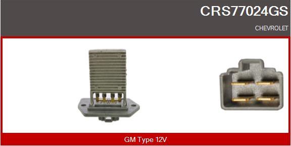 Casco CRS77024GS - Опір, реле, вентилятор салону autocars.com.ua