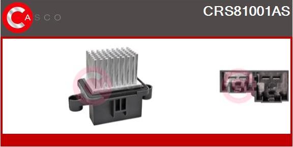 Casco CRS81001AS - Опір, реле, вентилятор салону autocars.com.ua