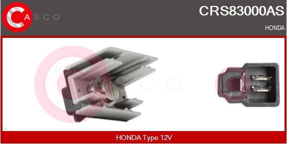 Casco CRS83000AS - Опір, реле, вентилятор салону autocars.com.ua