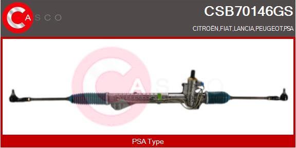 Casco CSB70146GS - Рулевой механизм, рейка autodnr.net