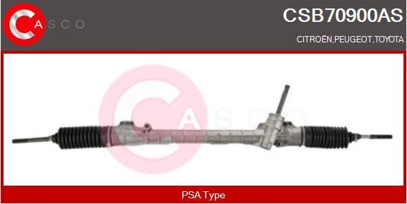 Casco CSB70900AS - Рулевой механизм, рейка avtokuzovplus.com.ua