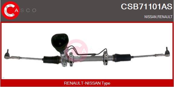 Casco CSB71101AS - Рульовий механізм, рейка autocars.com.ua