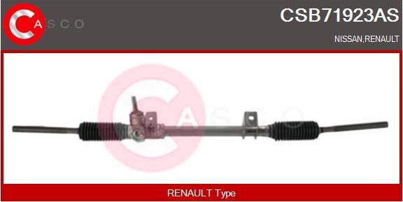 Casco CSB71923AS - Рульовий механізм, рейка autocars.com.ua