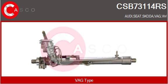 Casco CSB73114RS - Рулевой механизм, рейка autodnr.net