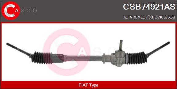 Casco CSB74921AS - Рульовий механізм, рейка autocars.com.ua