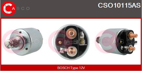 Casco CSO10115AS - Тягове реле, стартер autocars.com.ua