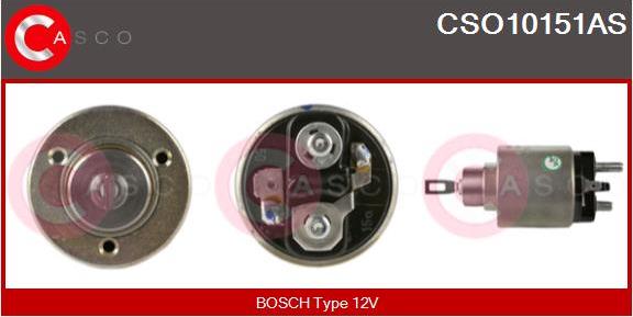 Casco CSO10151AS - Тяговое реле, стартер avtokuzovplus.com.ua