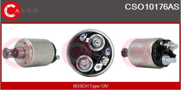 Casco CSO10176AS - Тягове реле, стартер autocars.com.ua