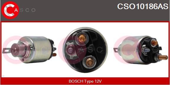 Casco CSO10186AS - Тяговое реле, стартер avtokuzovplus.com.ua