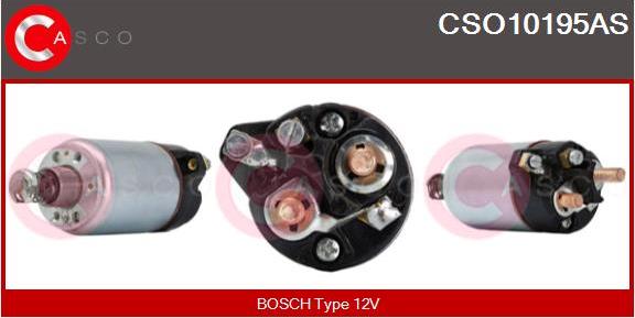 Casco CSO10195AS - Тягове реле, стартер autocars.com.ua