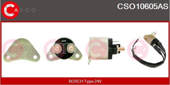 Casco CSO10605AS - Тяговое реле, стартер avtokuzovplus.com.ua