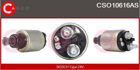 Casco CSO10616AS - Тягове реле, стартер autocars.com.ua