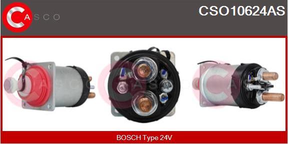 Casco CSO10624AS - Тяговое реле, стартер avtokuzovplus.com.ua