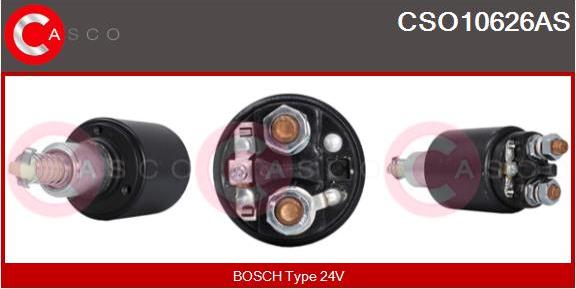 Casco CSO10626AS - Тяговое реле, стартер avtokuzovplus.com.ua